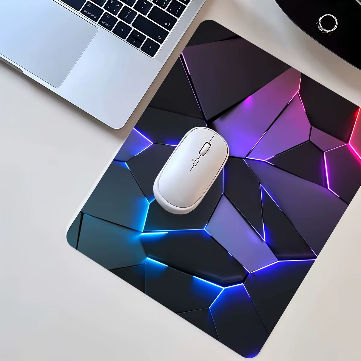 Line Geometry RGB Mouse Pad Large Mousepad 400X900 Gaming Mats PC Computer Keyboard XL Desk Mat Offices Interior Accessories Rug